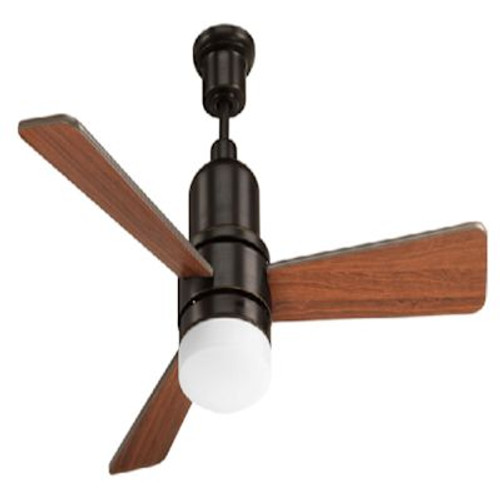 Progress Lighting Trevina 52 In. 3-Blade LED Ceiling Fan With Light (Antique Bronze)