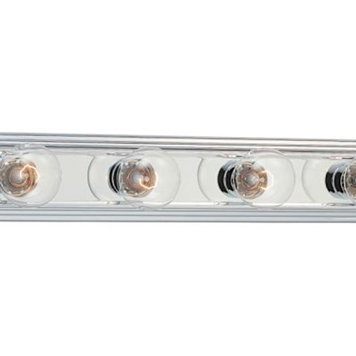 Sea Gull Lighting De-Lovely Four Light Bath Fixture Chrome