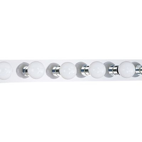 Sea Gull Lighting Center Stage Six Light Bath Fixture Chrome