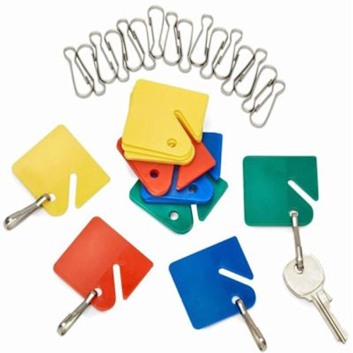 Adir Office Office Assorted Multi-Color Key Tags 140 Package Of 7