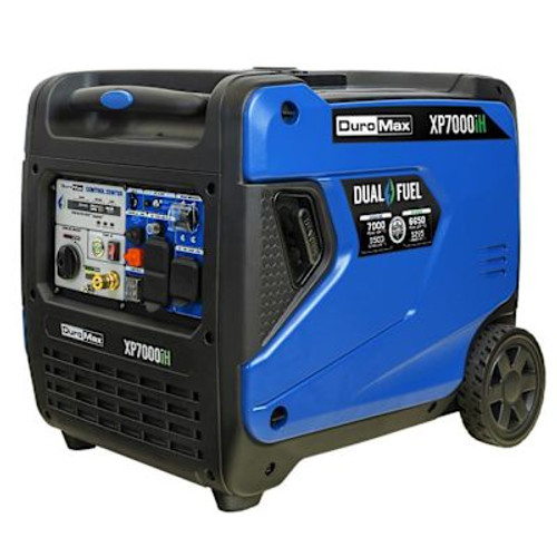 Duromax 7000w/5500w Remote Start Dual Fuel Portable Digital Inverter Generator