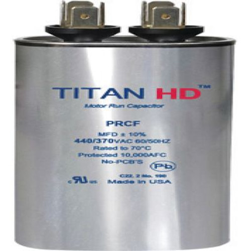 Packard Titan Hd Run Capacitor 17.5 Mfd 440/370 Volt Round, Box Of 5