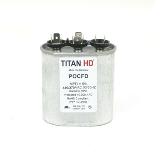 Packard Titan Hd Run Capacitor 30+10 Mfd 370 Volt Oval, Box Of 5