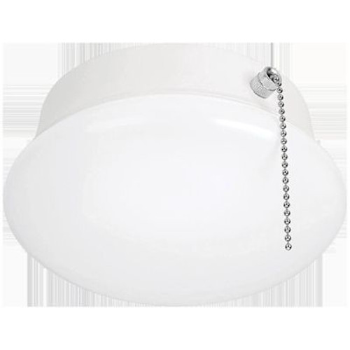 ETI 7" LED Spin Light With Pull Chain, Screws In Medium Base, 4000k, 11.5 Watts