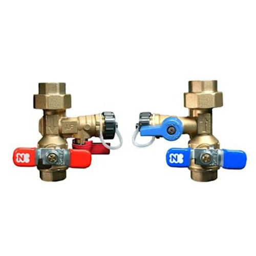 Noritz 3/4 Lead-Free Isolation Valve Kit -Tankless Water Heaters Threaded Male