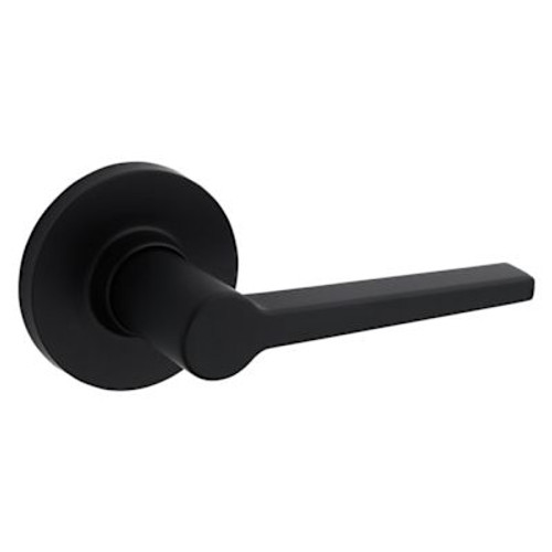 Kwikset Daylon Round Hall/closet Lever, Matte Black