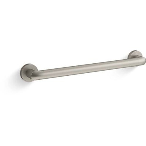 Kohler Kumin 18" Grab Bar-Vibrant Brushed NICKEL