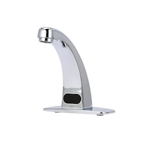 Zurn Z6913-Xl 1-Hole Faucet W/1.5 GPM Aerator 4" Cvr Plt Temp Mixing Vlv Chrome