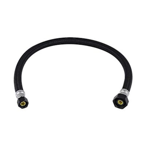 Brasscraft Matte Black 3/8" Comp X7/8" FIP X20" Braid Poly Faucet Cn Case Of 25