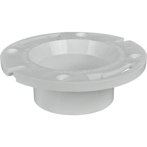 Water-Tite Flush-Tite Plastic Closet Flange For 3" Or 4" Pvc Pipe