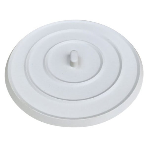 5 In. Suction Rubber Drain Stopper (White) (5-Pack)