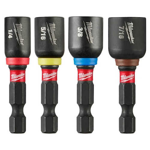 Milwaukee Shockwave 1-7/8in. Impact Duty Alloy Steel Magnetic Nut Driver Set