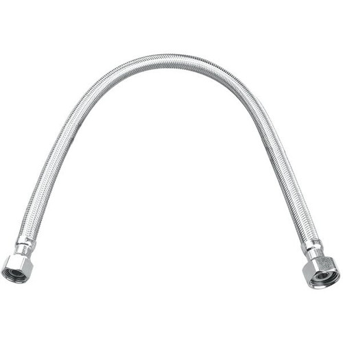Durapro 3/8" Comp X 1/2" Fip X 20" Braided Stainless Steel Faucet Supply Line