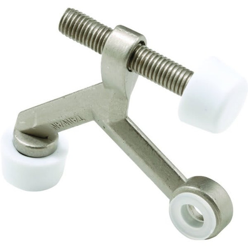 1-1/4 In Bolt Diecast Hinge Pin Door Stop (5-Pack) (Satin Nickel)