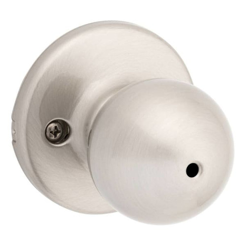 Kwikset Polo Satin Nickel Bed/Bath Privacy Door Knob