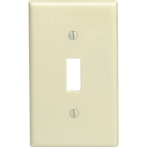 Leviton 1-Gang Toggle Wall Plate (Ivory)