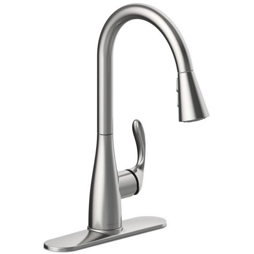 Seasons Westwind Single-Handle Pull Down Kitchen Faucet, Stainless Steel