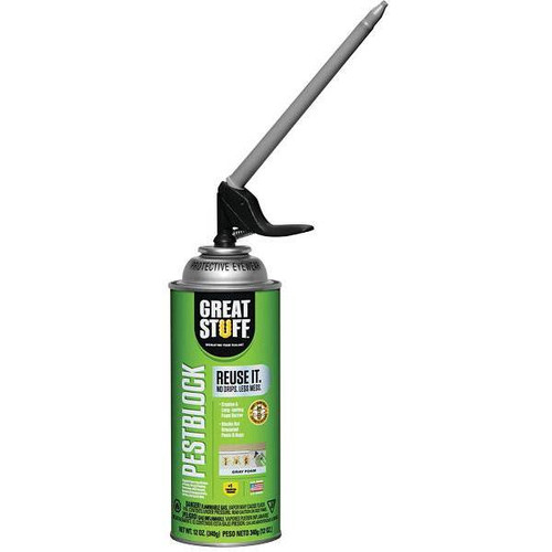 Great Stuff Smart Dispenser Pestblock Insulating Spray Foam Sealant, 12 Oz