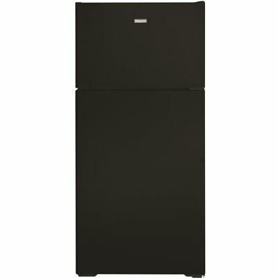 Hotpoint 15.6 cu. ft. 28 In. Top Freezer Refrigerator, Black, ADA