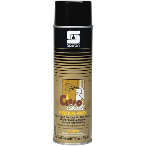 Citro Shield Furniture Polish, 18 Oz, Lemon, Case Of 12