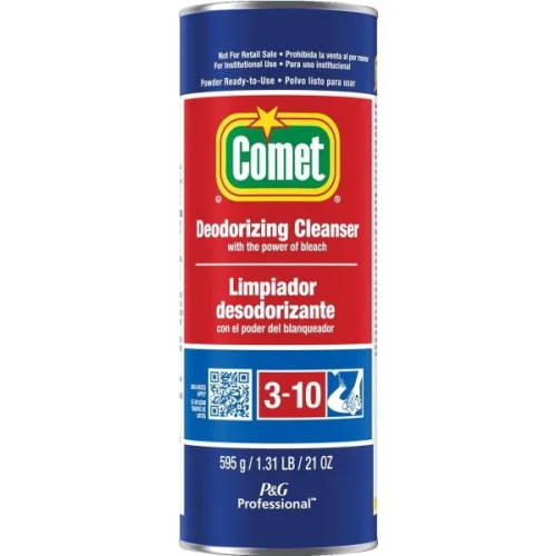 Comet Multi-Purpose Powder Deodorizing Cleanser, With Bleach, 21 Oz