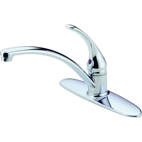 Delta Foundations 1-Handle Kitchen Faucet W/ 1.8 Gpm In Chrome