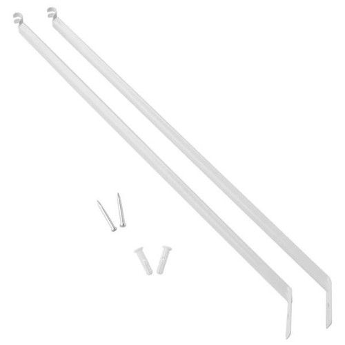 Everbilt Fixed Mount Shelf Support Bracket For 12-16 In. Wire Shelving (2-Pack)