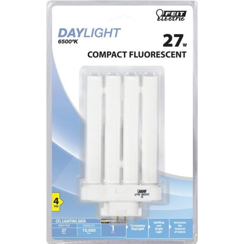 FEIT 27w Linear Quad Fluorescent COMPACT Bulb (6500k)