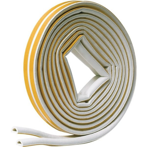 Frost King 5/16"W X 1/4"H X 17' Epdm Rubber Weatherstrip White
