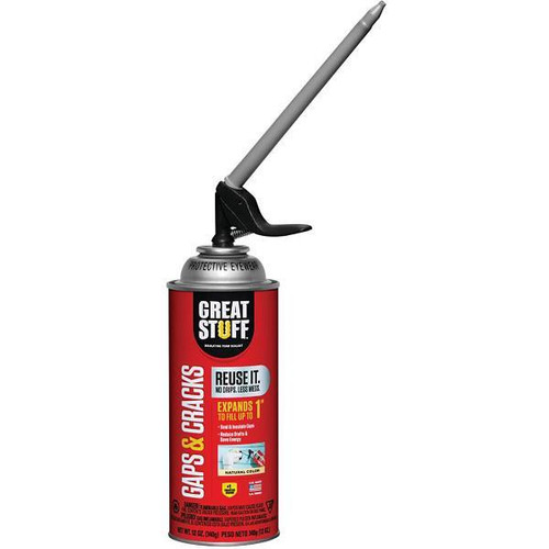 Great Stuff Smart Dispenser Gaps And Cracks Insulating Spray Foam Sealant, 12 Oz