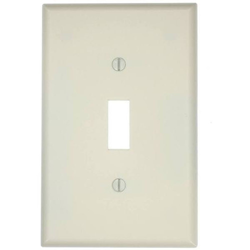 Leviton 1-Gang Toggle Wall Plate (Almond)