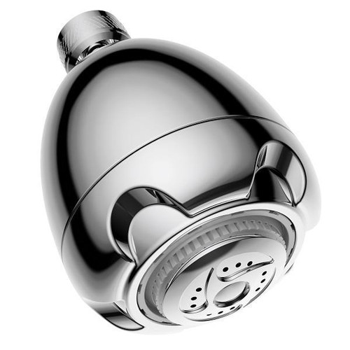 Maintenance Warehouse 3-Spray Adjustable 1.8 GPM Showerhead Chrome
