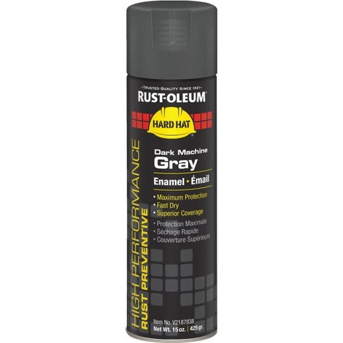 Rust-Oleum 15 Oz High Performance Enamel Gloss Spray Paint - Machine Grey