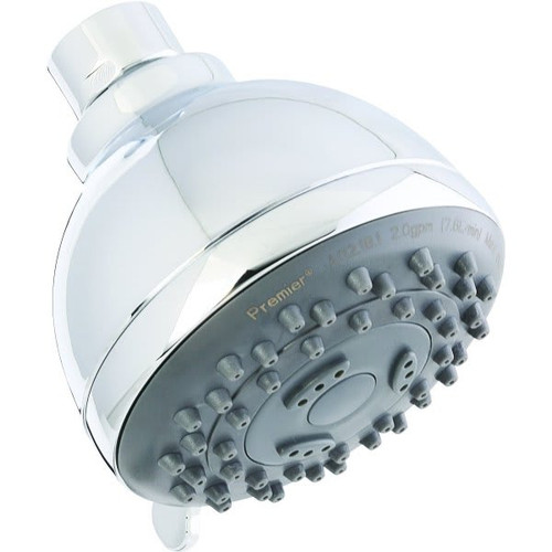 Seasons 3 In. Round 3-Function 1.8 GPM Fixed Showerhead, Chrome
