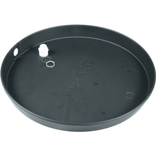 Camco 24" ID Plastic Drain Pan With Cpvc Fitting