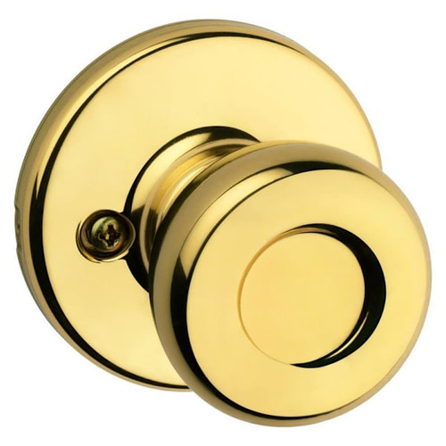Kwikset Tylo Polished Brass Dummy Door Knob