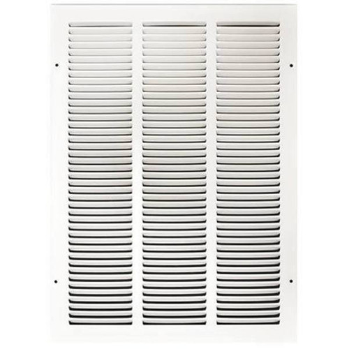 Truaire 14 In X 20 In White Stamped Return Air Grille