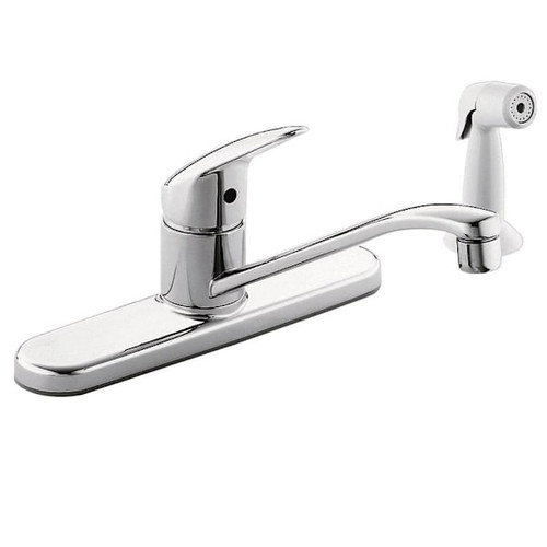 Cleveland Faucet Group Cornerstone 1-Handle Kitchen Faucet W/ Spray, 1.5 Gpm, Chrome