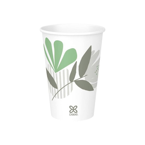 Dixie 16 Oz. Pathways Disposable Paper Cup,case Of 1000