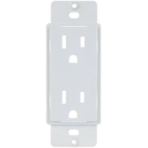 Titan3 1-Gang Or Multi-Gang Duplex Plastic Wall Plate Adapter, White 279651