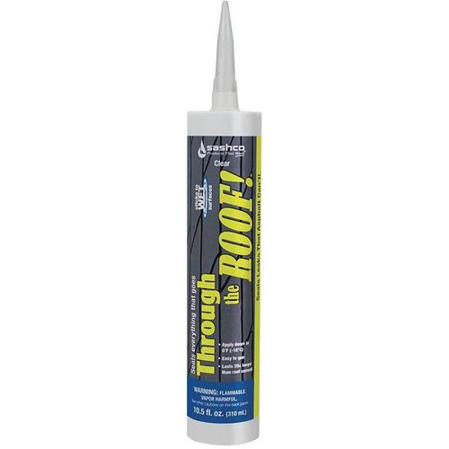 Sashco Through The Roof 10.5 Oz Clear High Performance Roof Caulk