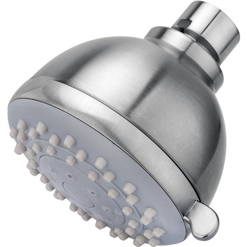 Seasons 8 In. Round 3-Function 2.5 GPM Fixed Showerhead, Brushed Nickel