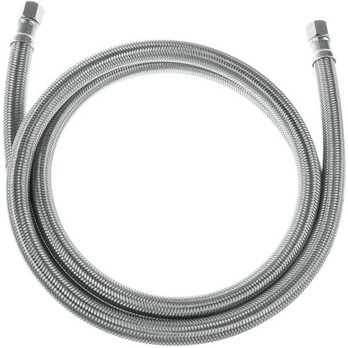 Durapro 1/4" Comp X 1/4" Comp X 5 Ft. Stainless Steel Ice Maker Supply Line