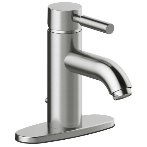 Seasons Westwind Single-Handle Centerset Bathroom Faucet With Quick Install Pop-Up In Brushed Nickel