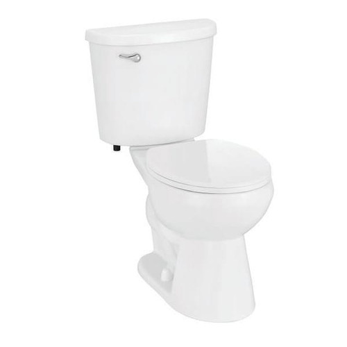 Seasons 2-Piece All-In-One 0.8 GPF Single Flush Round All-In-One Toilet, White
