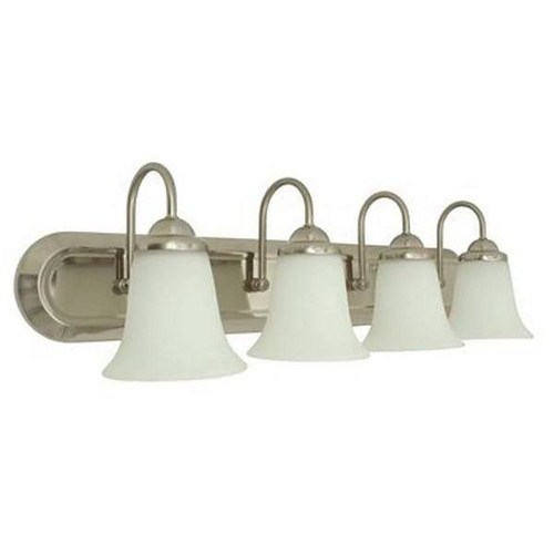 4-Light LED Vanity Fixture (Brushed Nickel)