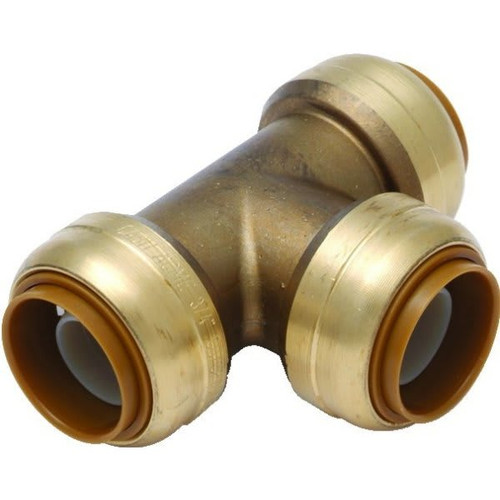 Sharkbite Push-Fit Tee - 3/4" X 1/2" X 1/2"