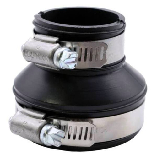 Fernco 2 In X 1-1/2 In Fernco Flexible 4.3 Psi Pvc Reducer Coupling, Black