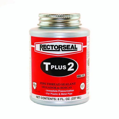 Rectorseal T Plus 2 Teflon Thread Sealant, 8 Oz.