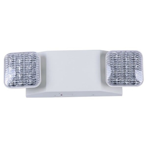 Commercial Electric Rectangle 1.6-Watt Led White Emergency Light 6.0 Volt Battery